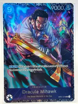 Dracule Mihawk OP01-070 EN ONE PIECE TCG Treasure Cup Top Player-NM - Image 1