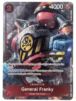 General Franky P-027 EN ONE PIECE TCG 2023 Championship Event-NM - Image 1