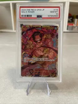 2024 ONE PIECE OP09-EMPERORS IN THE NEW WORLD #118 GOL D. ROGER PSA 10 GEM MINT - Image 2