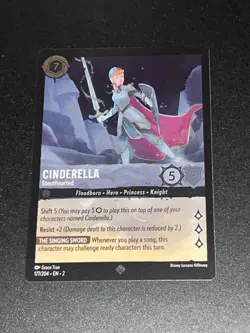 Disney Lorcana TCG Raise Of The Floodborn - Cinderella Stouthearted - Cold Foil - Image 1