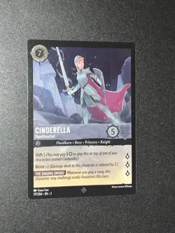 Disney Lorcana TCG Raise Of The Floodborn - Cinderella Stouthearted - Cold Foil - Image 2