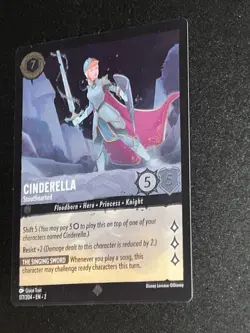 Disney Lorcana TCG Raise Of The Floodborn - Cinderella Stouthearted - Cold Foil - Image 4