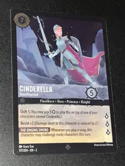 Disney Lorcana TCG Raise Of The Floodborn - Cinderella Stouthearted - Cold Foil - Image 5
