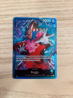 OP09-042 Buggy Foil English L NM One Piece TCG Card Game - Image 1