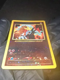 Entei #34 Black Star Promo Reverse Holo LP WOTC Pokemon Movie Promo Card - Image 4