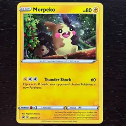 Morpeko SWSH012 Pokemon Sword & Shield Black Star Promo Holo Card NM - Image 1