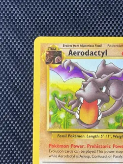Aerodactyl 16/62 Fossil Holo Rare WOTC Vintage Pokemon Card LP/NM - Image 2