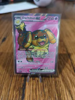 Dachsbun ex 160/142 SV07: Stellar Crown Ultra Rare Pokemon TCG Card NM - Image 1