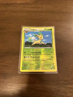 Pokemon XY Leafeon 7/111 Furious Fists Reverse Holo Card - Image 1