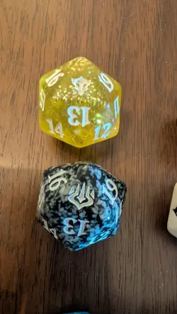magic the gathering D20 Dice From Pre Release Kits, 12x Dice, Various Sets - Image 4