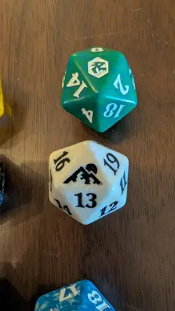 magic the gathering D20 Dice From Pre Release Kits, 12x Dice, Various Sets - Image 5