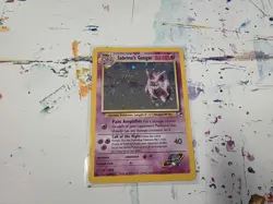 Pokemon TCG Sabrina's Gengar 14/132 Gym Heroes Holo NM - Swirl - Image 1