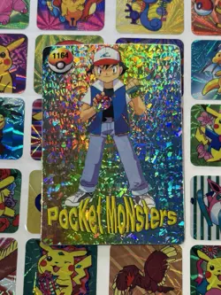 Pokemon Holo Vintage Pocket Monsters Vending Prism Sticker Nintendo collections - Image 1