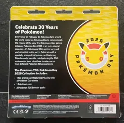 POKEMON DAY 2026 COLLECTION - 30TH ANNIVERSARY - BRAND NEW & SEALED - Image 2