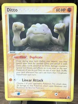Pokemon Ditto (Geodude) 62/113 Delta Species 2005 English - MP - Image 1