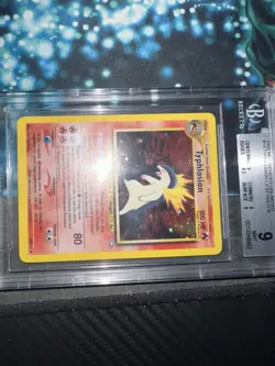 2000 POKEMON NEO GENESIS #18/111 TYPHLOSION HOLO BECKETT 9 - Image 2