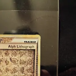 Pokemon Unleashed Alph Lithograph (UR) #TWO NM - Image 2