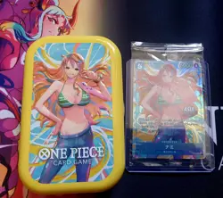 🔥 Nami P-112 ONE PIECE CARD GAME Tin Set Vol.2 – Exclusive Promo + Tin - Image 1