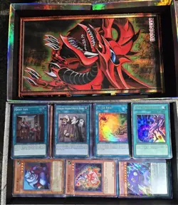 Yugioh TCG Card Lot + Playmat & Box Case NM/M - Image 3