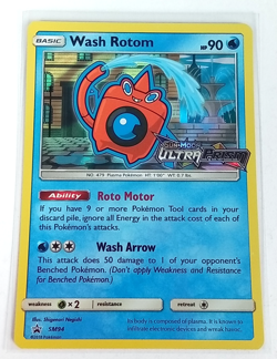 Wash Rotom Sm94 Sun & Moon Black Star Promo Holo Pokemon Card 2018 - Image 1
