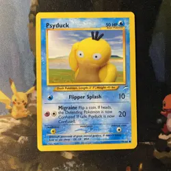 Psyduck (Neo Destiny 79/105) vintage unlimited Pokemon card - Image 1