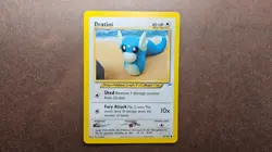 Dratini 63/105 Pokemon Neo Destiny Card - LP - Image 1