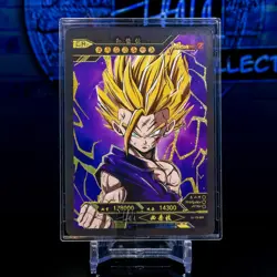 Gohan - LG-CR-009 - Dragon Ball Luoka Textured Gold Holo Foil Card - Image 1