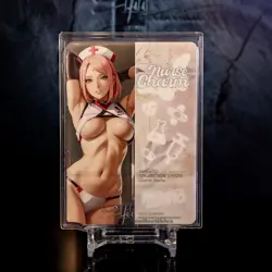 Sakura Haruno Waifu Card Naruto Custom Flash Holo Foil Anime Nurse Charm ACG - Image 3