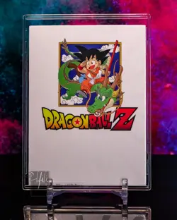 Android 18 - MR017 - Dragon Ball Yellow Textured Holo Blue Foil Card - Image 2