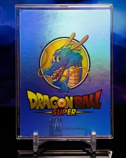 Dragon Ball Super Manga Cover Card Goku Krillin Vol. 8 Toriyama Holo Foil 40th - Image 2