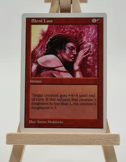 Blood Lust Fifth Edition (5ED) Magic Karte MTG englisch (Blutrausch) - Image 1