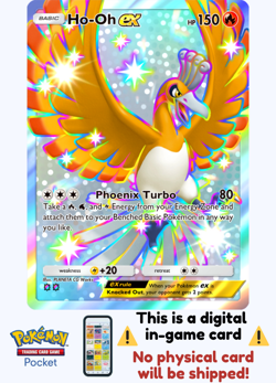 Pokemon TCG Pocket - Shiny Ho-Oh⭐⭐ English - Image 1