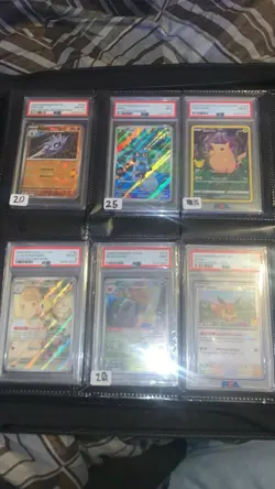 Pokemon Graded Card Lot 6 - Holo, 2023, English, Pupitar, Riolu, Lillie - Image 1