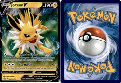 2021 Pokemon, Sword & Shield Promos, #SWSH151 Jolteon V, Holo Black Star Promo - Image 1