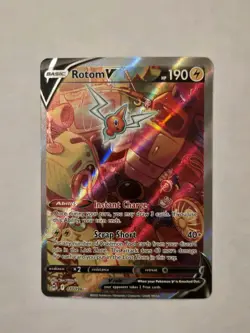 Pokemon Rotom V (Alternate Full Art) 177/196 Swsh11: Lost Origin Holo - Image 1