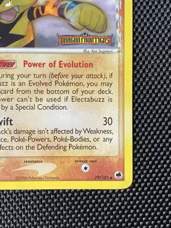 Electabuzz 29/101 Pokemon Dragon Frontiers Stamped Reverse Holo - Image 4