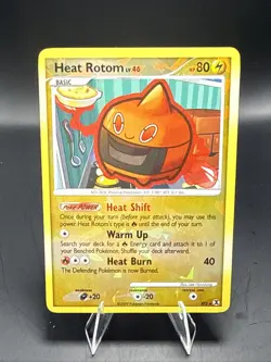 Pokemon Heat Rotom RT3/6 Rising Rivals Reverse Holo Cracked Ice - Image 1