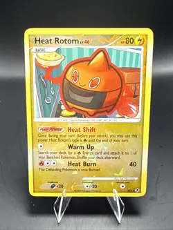 Pokemon Heat Rotom RT3/6 Rising Rivals Reverse Holo Cracked Ice - Image 2