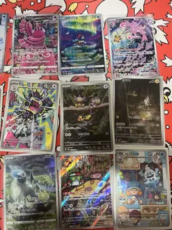 Pokemon TCG Japanese Scarlet and Violet Illustration Art Rare Lot Plusle AR - Image 2