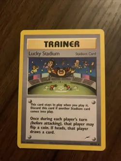 Pokemon TCG Lucky Stadium Trainer Neo Destiny 100/105 LP - Image 1