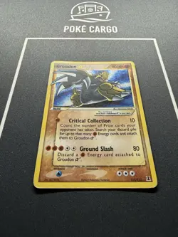 Groudon Gold Star 111/113 Pokemon EX Delta Species 2005 MP - Image 2
