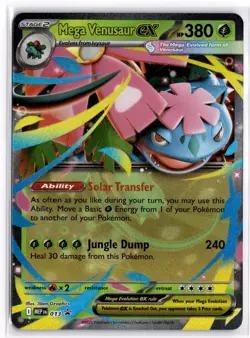 Mega Venusaur ex 013 Promo Mega Evolutions Pokemon Near Mint - Image 1