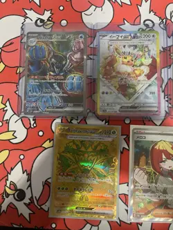 Pokemon TCG Terastal Festival Japanese SAR and SR Lot Flareon, Eevee, Palafin - Image 3