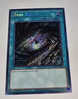 Dark Hole BLMR-EN086 Secret Rare 1st Edition Yugioh TCG Card NM/M - Image 1