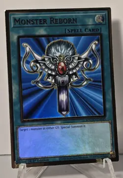 Monster Reborn MAGO-EN045 1st Edition Maximum Gold Rare Yugioh TCG NM/M - Image 1