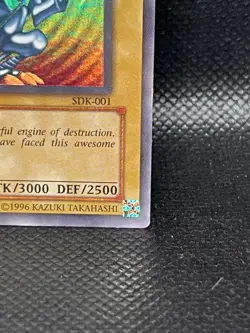 Yugioh Blue-Eyes White Dragon SDK-001 Ultra Rare Foil + Exodia - Image 5