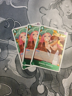 3x Jewelry Bonney (EB03-017) Rare English One Piece TCG - Image 1