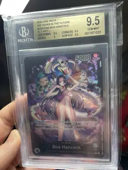 One Piece English Boa Hancock 2024 Alternate Art Leader OP07 #038 BGS 9.5! Mint - Image 3