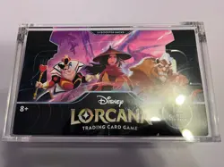 Disney Lorcana Rise of the floodborn booster box sealed acrylic case - Image 1