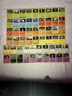Pokemon TCG Yuka Morii Clay Pokemon 56 Card Lot – No Duplicates – LP/NM - Image 1